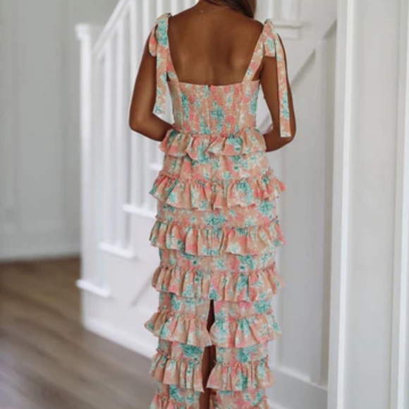 Ruffle Midi Dress - Picture 2 of 2